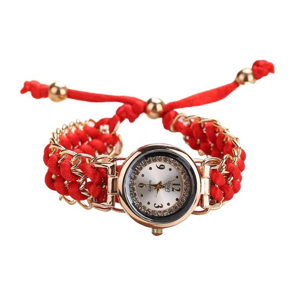Red Lady Adjustable Quartz Watch-New - Picture 2 of 2
